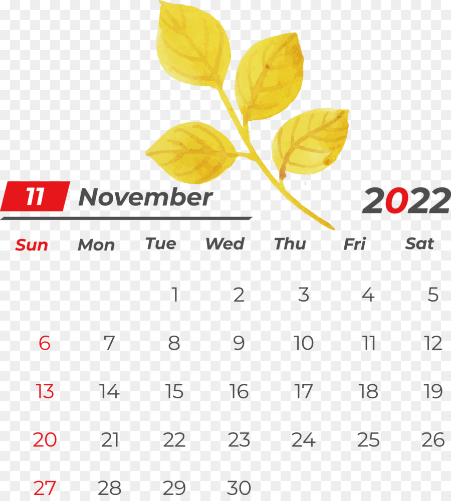 Calendario De Noviembre，Fechas PNG