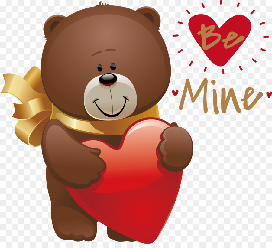 Los Osos，Día De San Valentín Oso De Peluche PNG