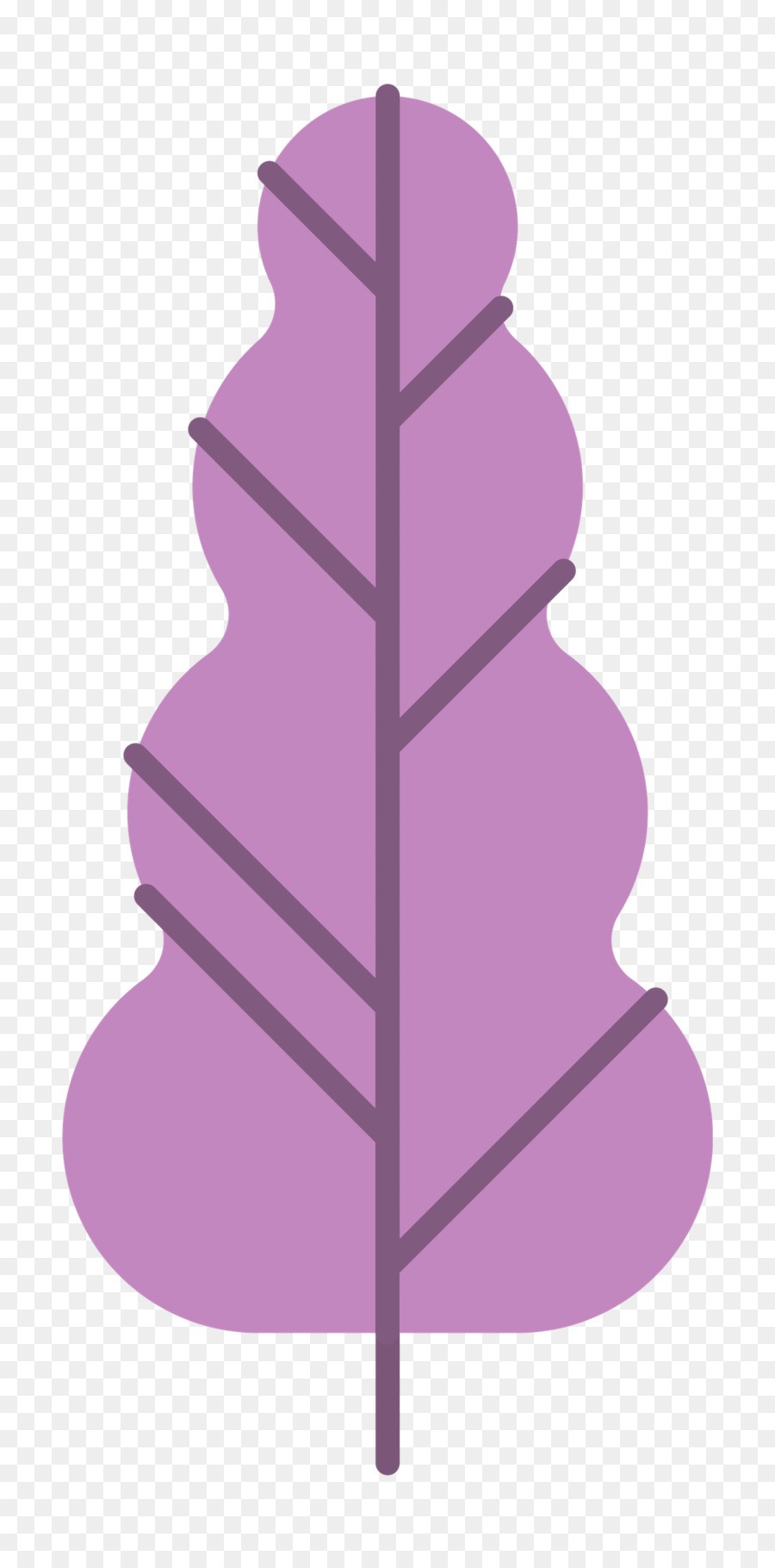 Hoja，Violeta PNG