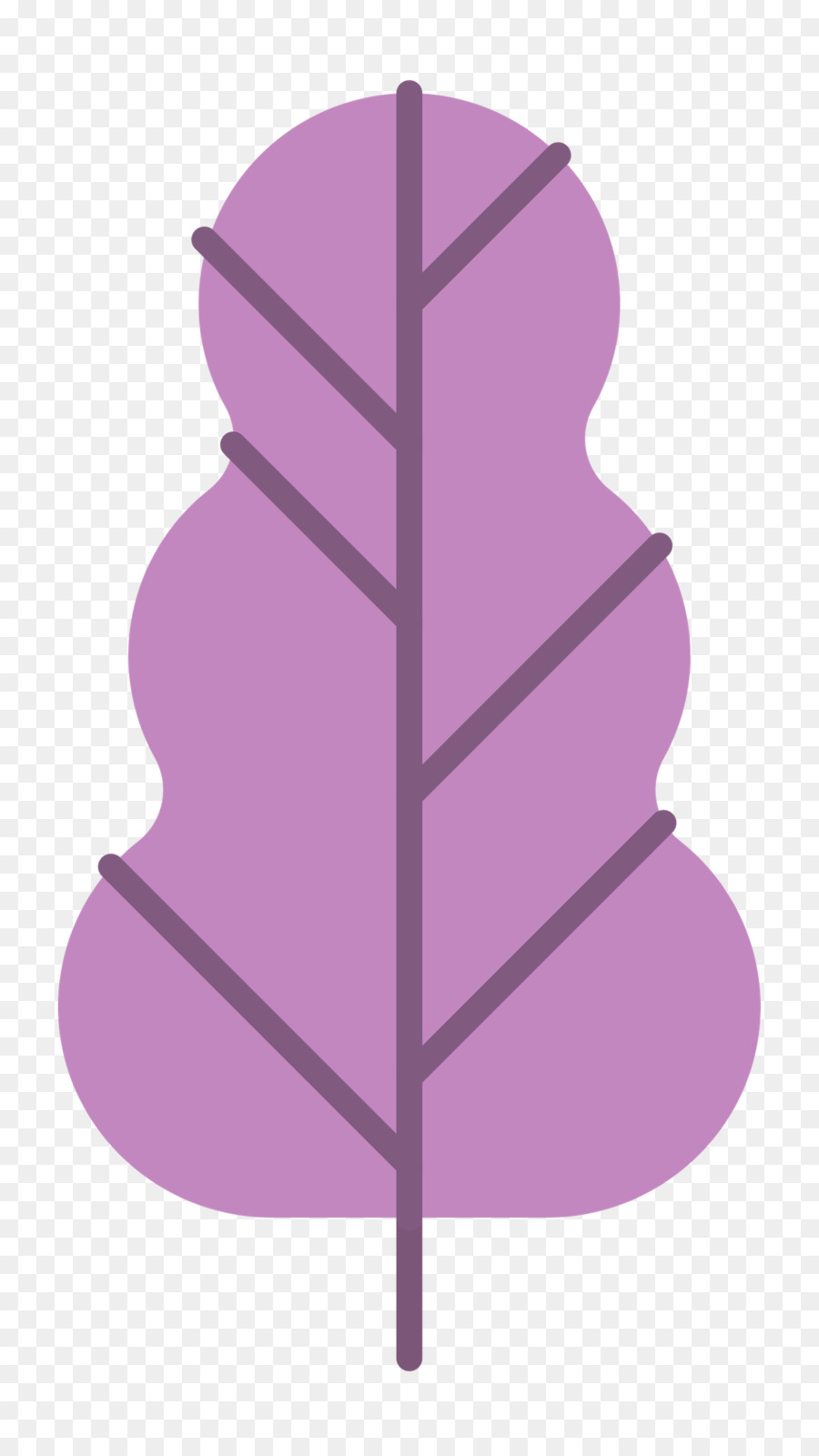 Hoja，Violeta PNG