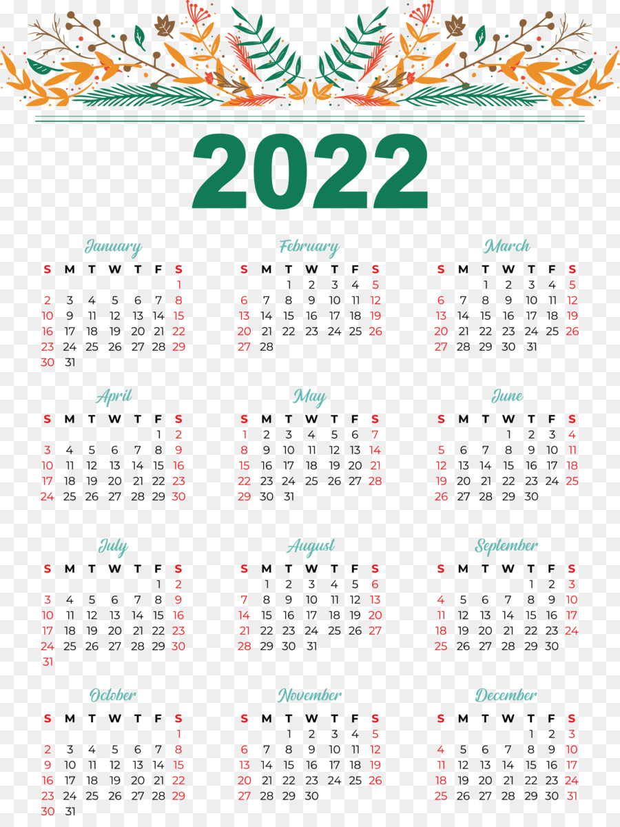 Calendario 2024，Fechas PNG