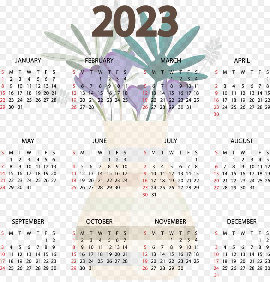 Calendario，Año Calendario PNG