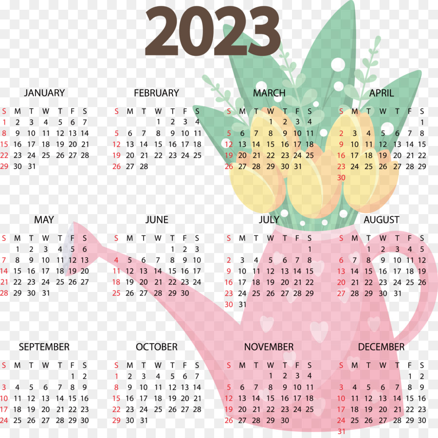 Calendario，Año Calendario PNG