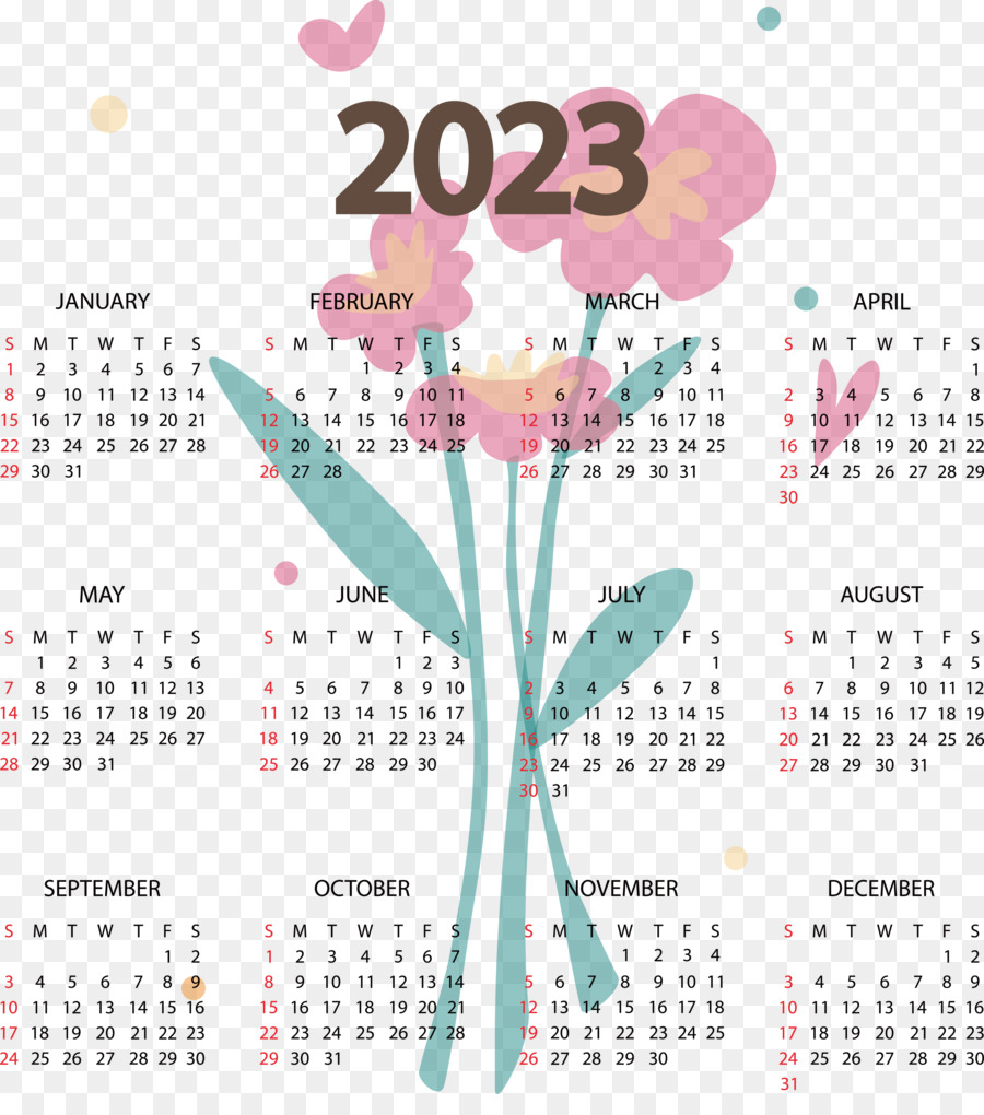 Calendario 2023，Calendario PNG