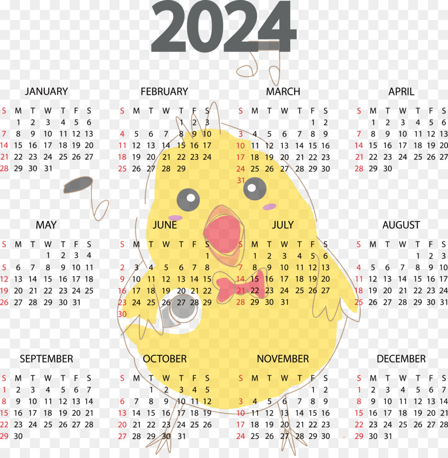 Calendario，Año Calendario PNG