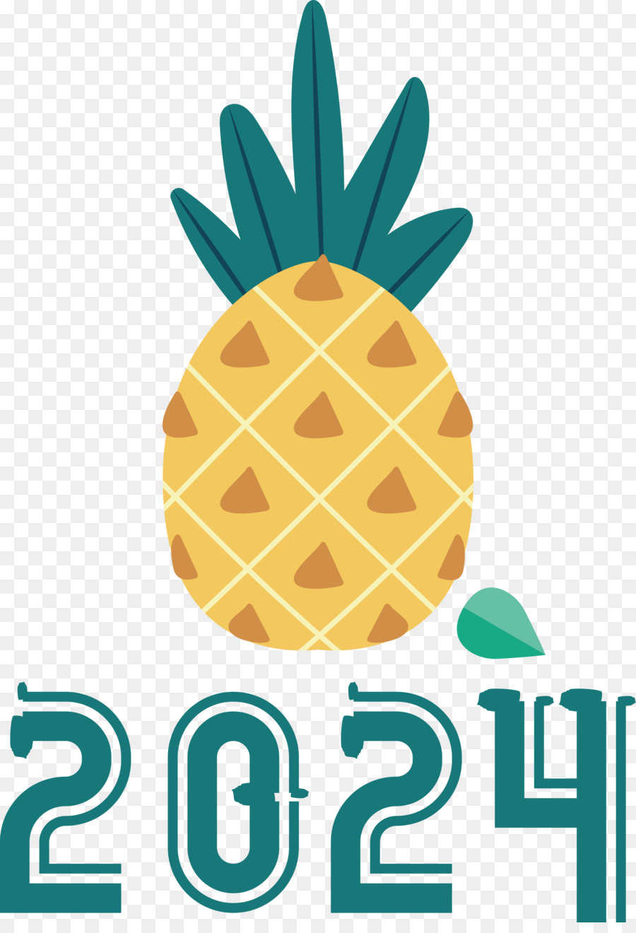 Piña，Línea PNG