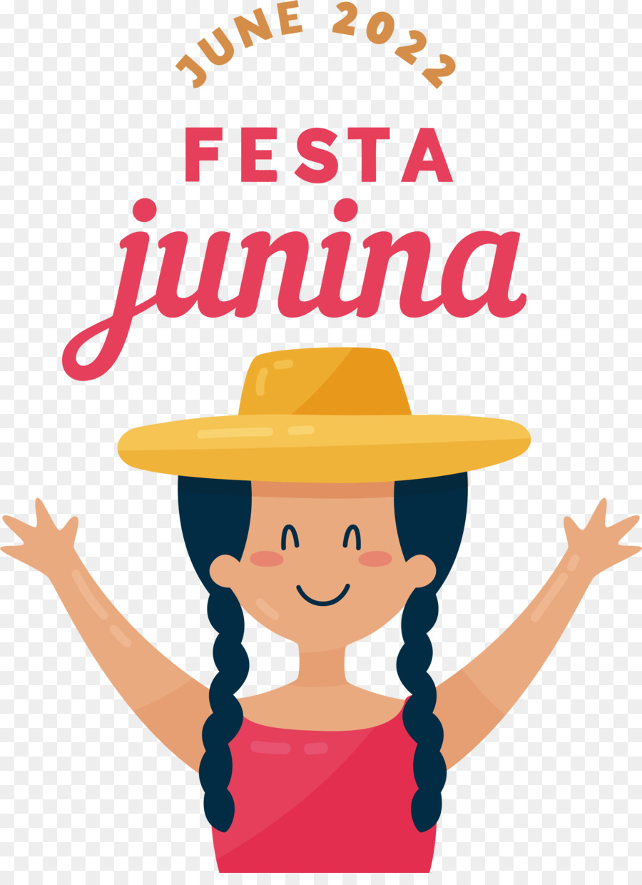 Fiesta Junina Chica，Sombrero PNG