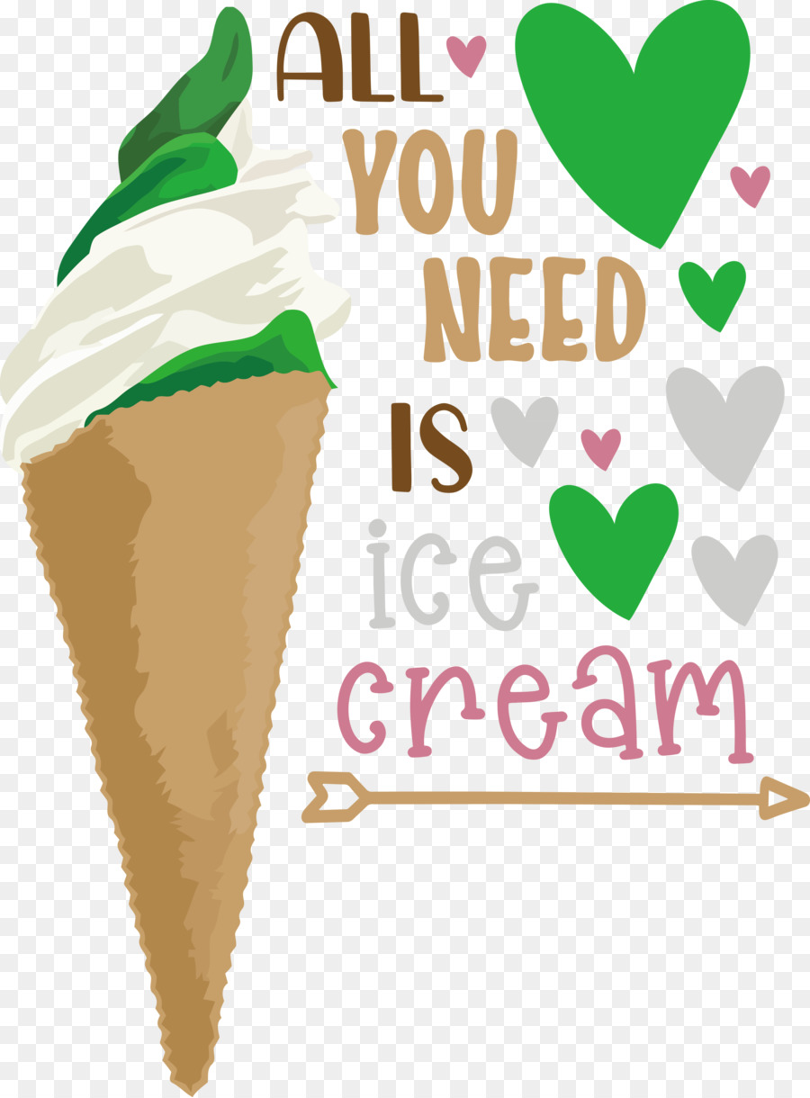 Cono De Helado，Helado PNG