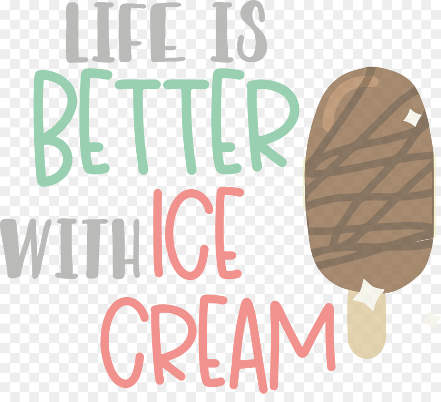 Logotipo，La Vida Es Mejor Con Helado PNG