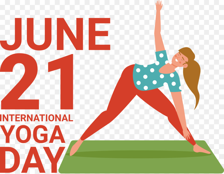 Día Internacional Del Yoga，21 De Junio PNG