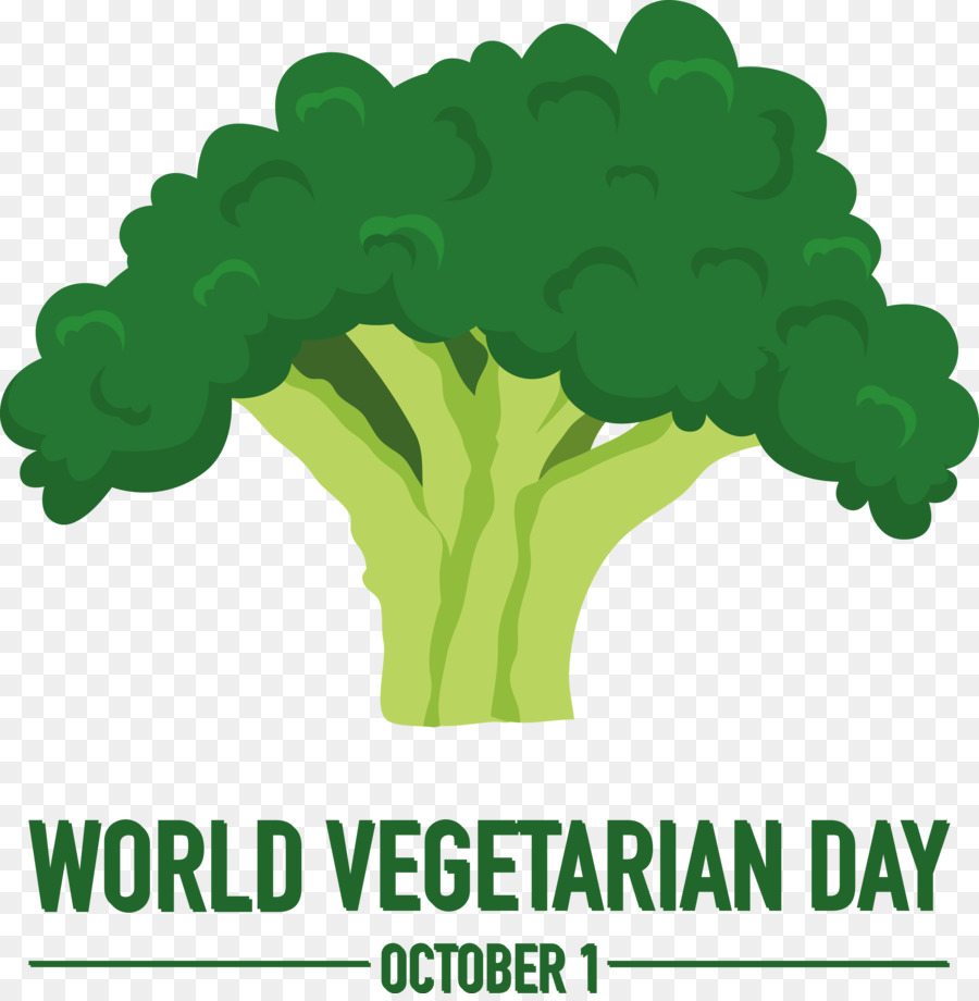 Día Mundial Del Vegetariano，1 De Octubre PNG