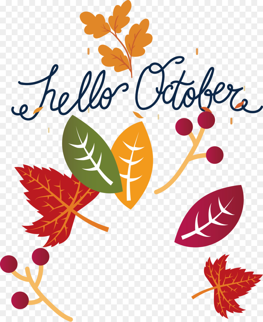 Hola Octubre，Otoño PNG