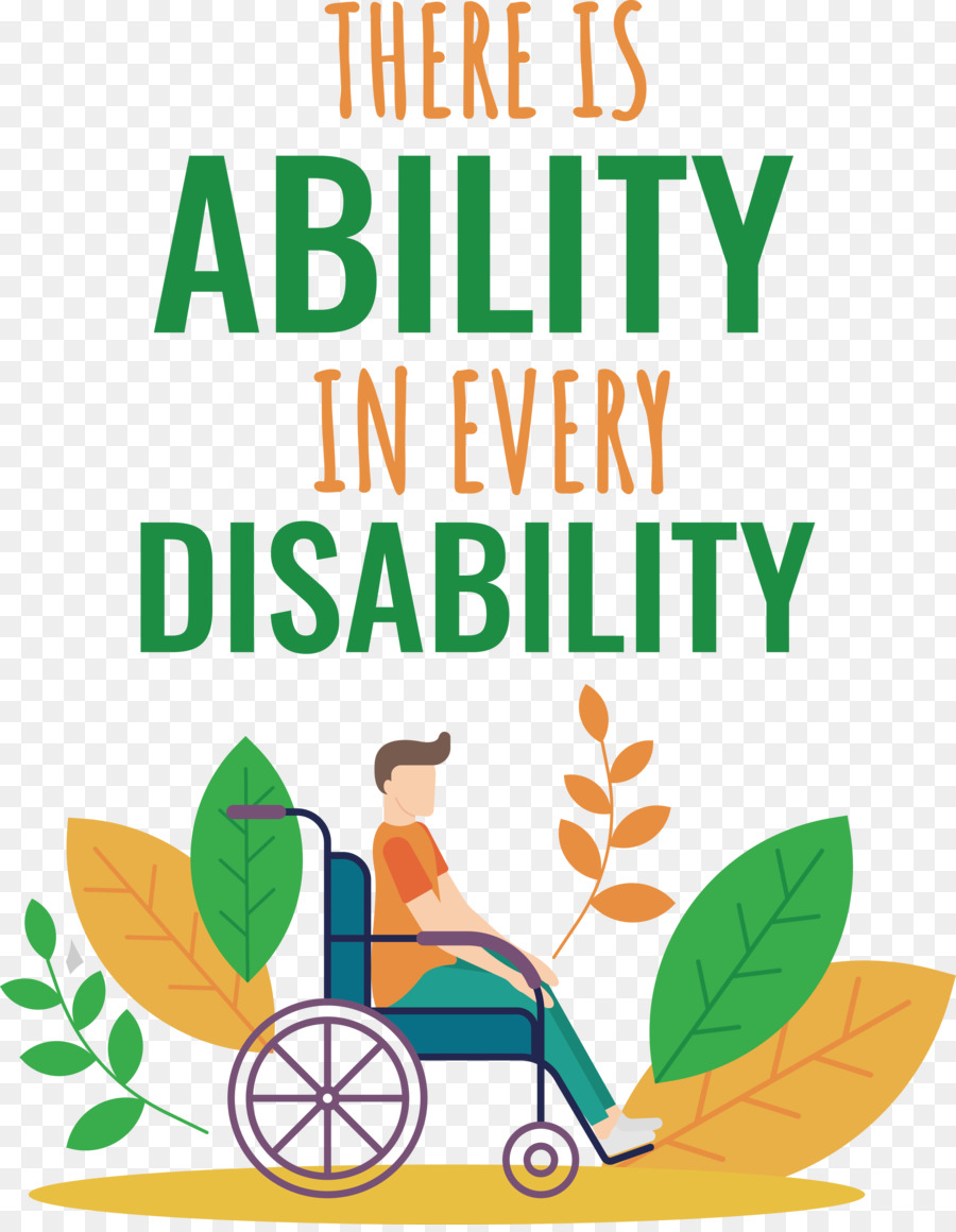 Día Internacional De Discapacidad，Nunca Dé Para Arriba PNG