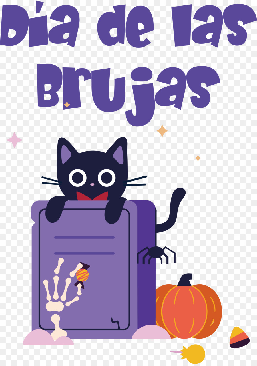 Gato Negro，Halloween PNG