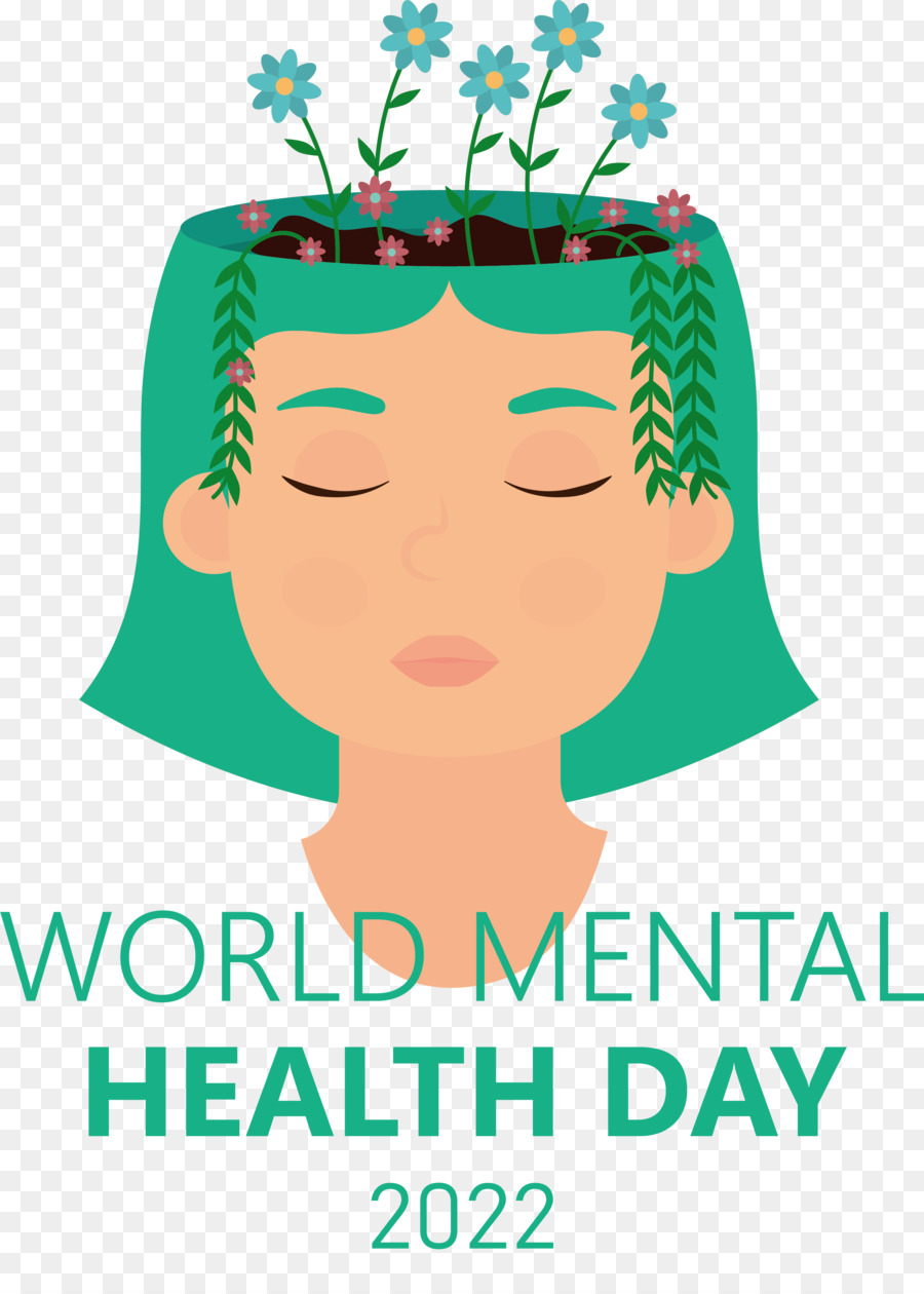 Día Mundial Mental Saludable，Salud Mental PNG