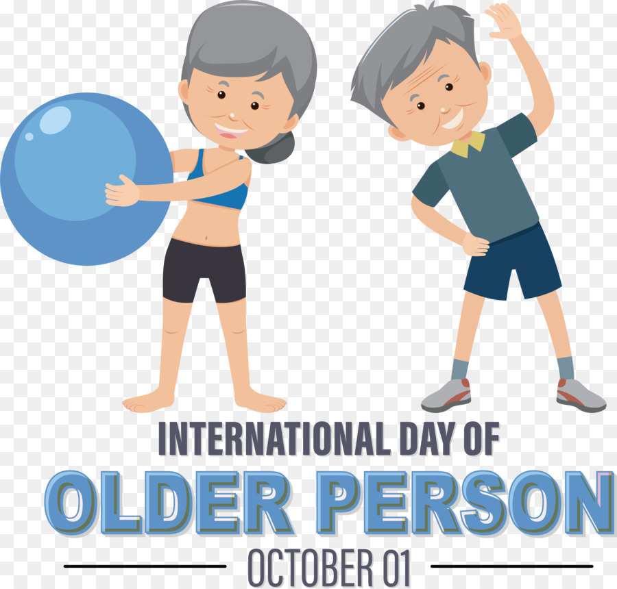 Día Internacional De Personas Mayores，Día De La Abuela PNG