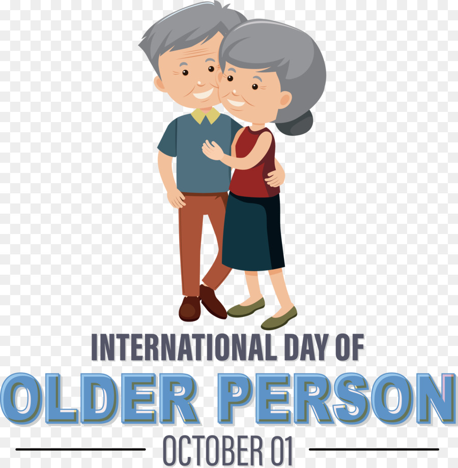 Día Internacional De Personas Mayores，Día De La Abuela PNG