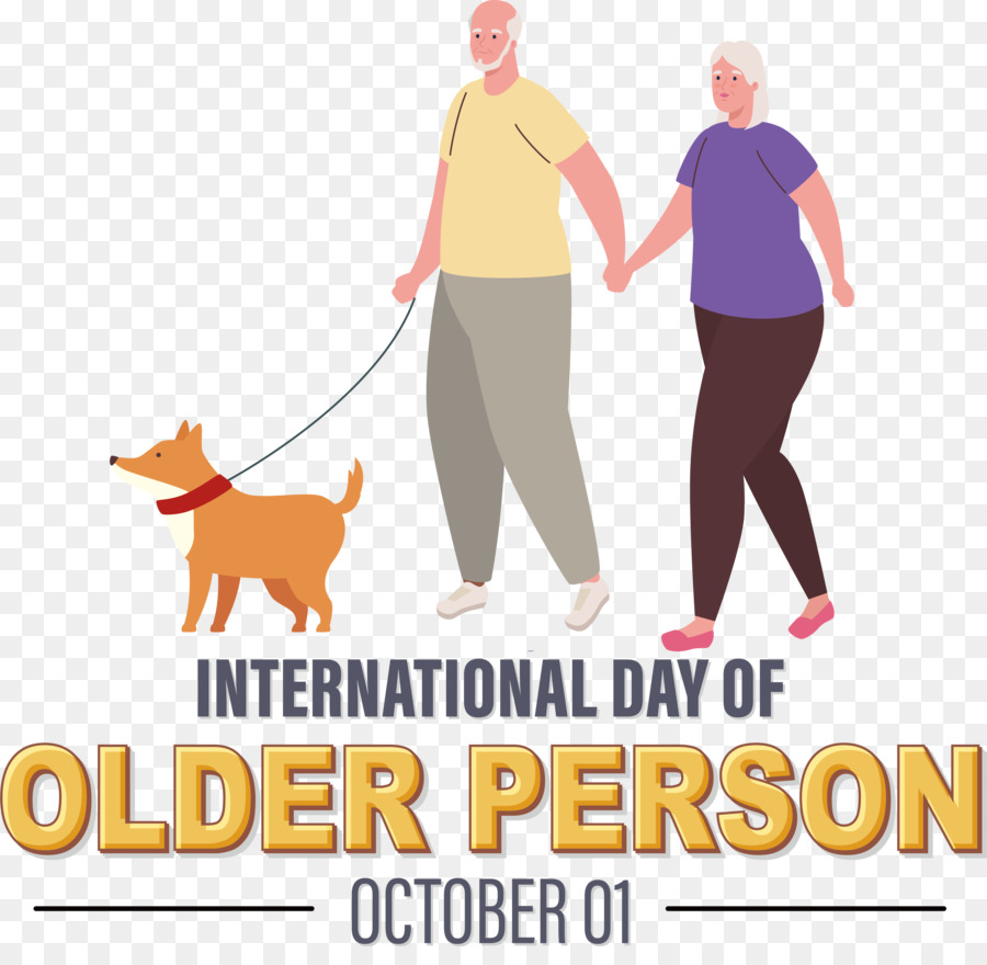 Día Internacional De Personas Mayores，Día De La Abuela PNG