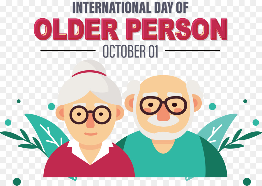 Día Internacional De Personas Mayores，Día De La Abuela PNG