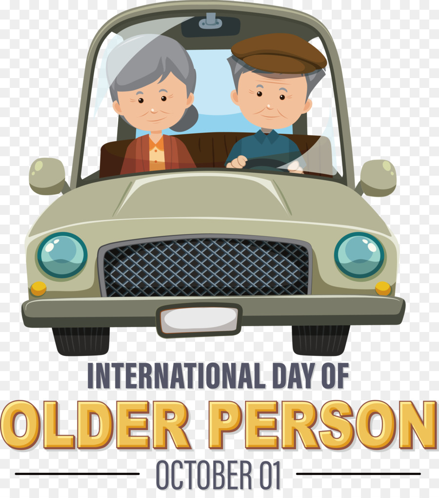 Día Internacional De Personas Mayores，Día De La Abuela PNG