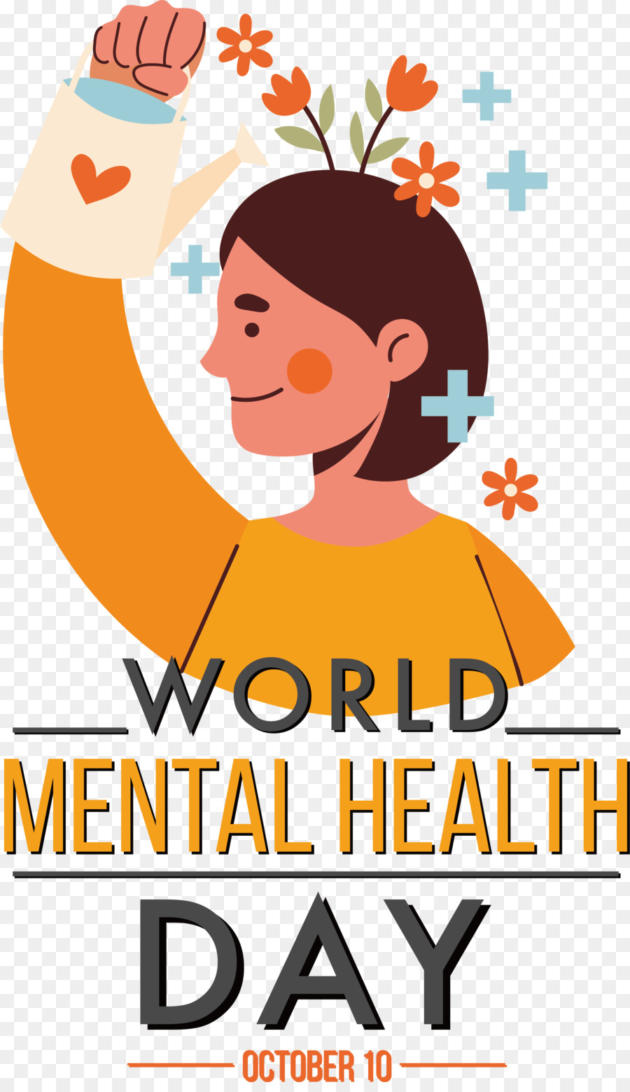 Mundial De La Salud Mental Día，Mental PNG