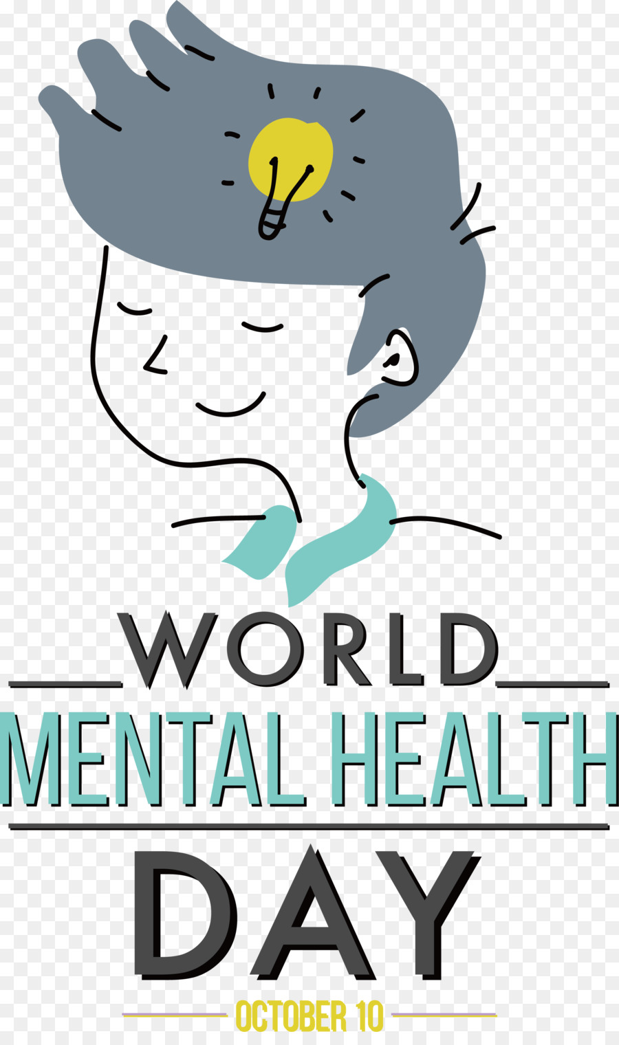 Mundial De La Salud Mental Día，Mental PNG