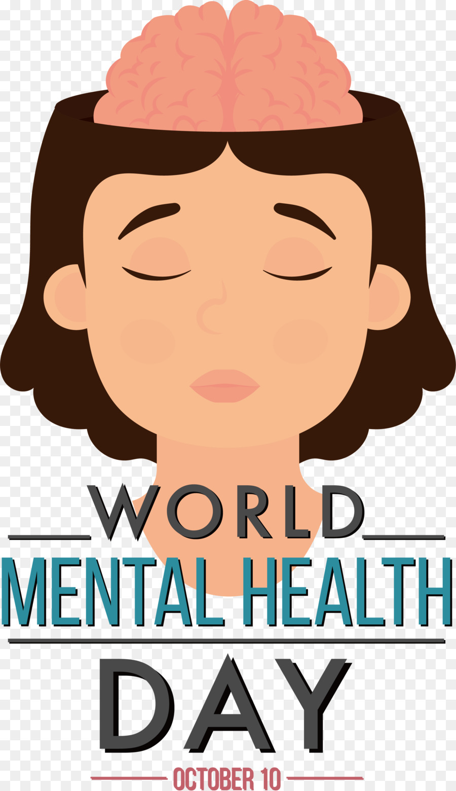 Mundial De La Salud Mental Día，Mental PNG