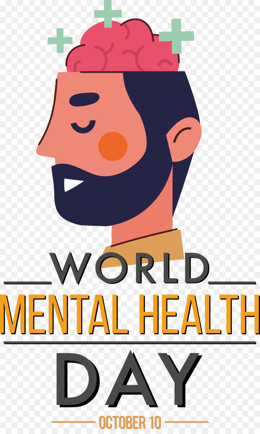 Mundial De La Salud Mental Día，Mental PNG