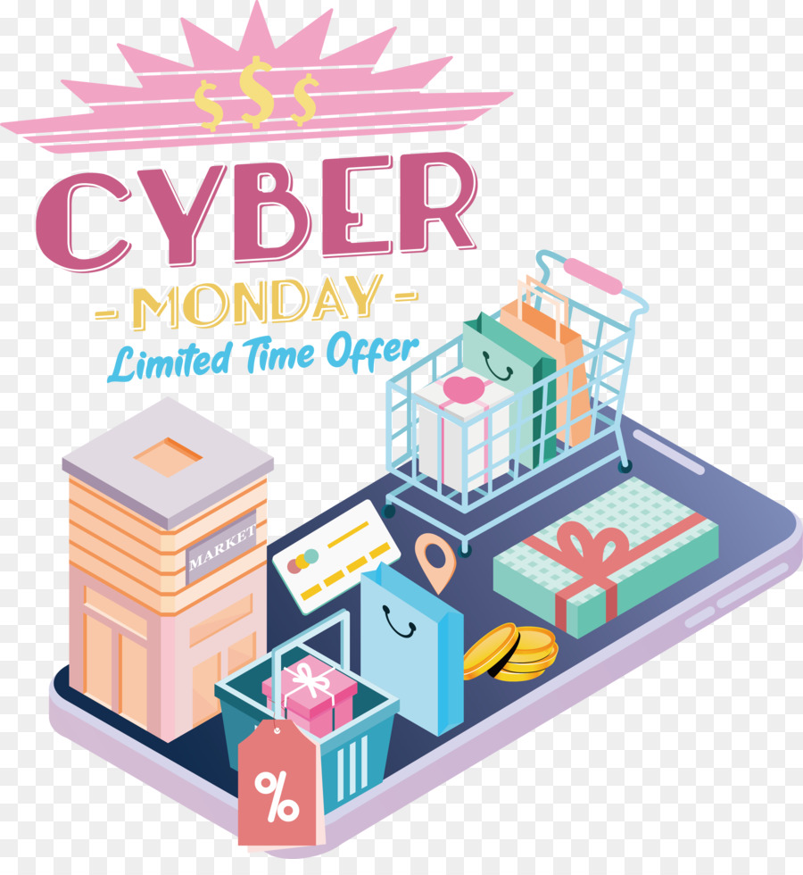 El Cyber Monday，Oferta Por Tiempo Limitado PNG