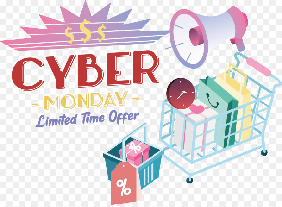 El Cyber Monday，Oferta Por Tiempo Limitado PNG