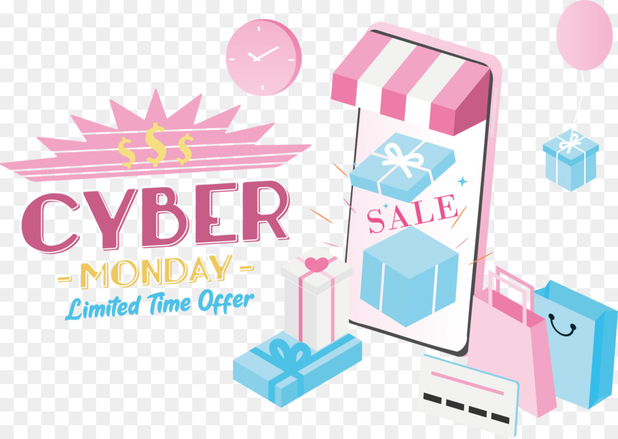 El Cyber Monday，Oferta Por Tiempo Limitado PNG