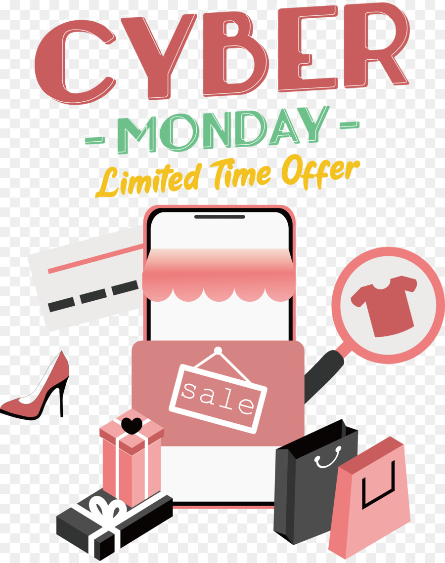 El Cyber Monday，Oferta Por Tiempo Limitado PNG