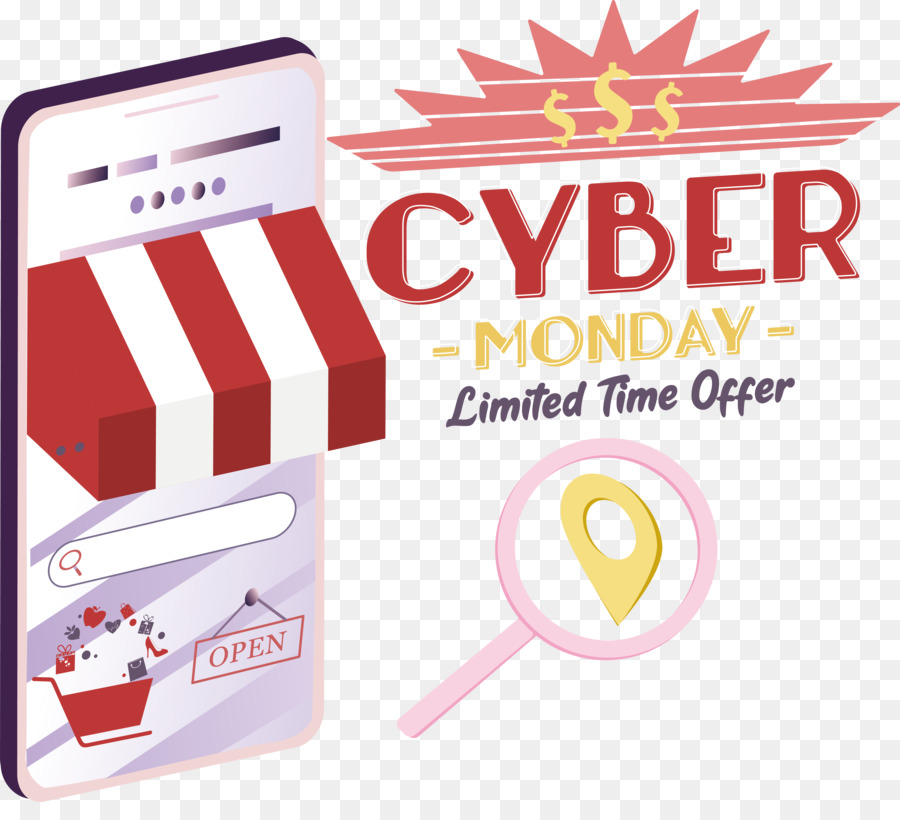 El Cyber Monday，Oferta Por Tiempo Limitado PNG