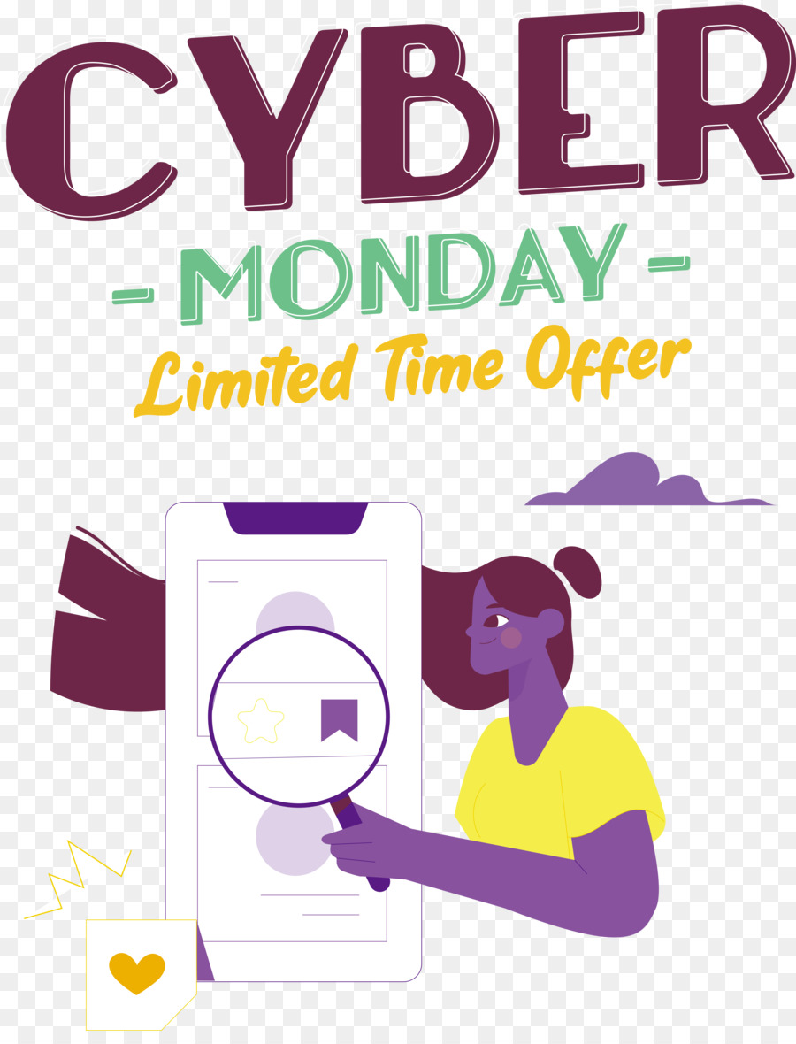 El Cyber Monday，Oferta Por Tiempo Limitado PNG