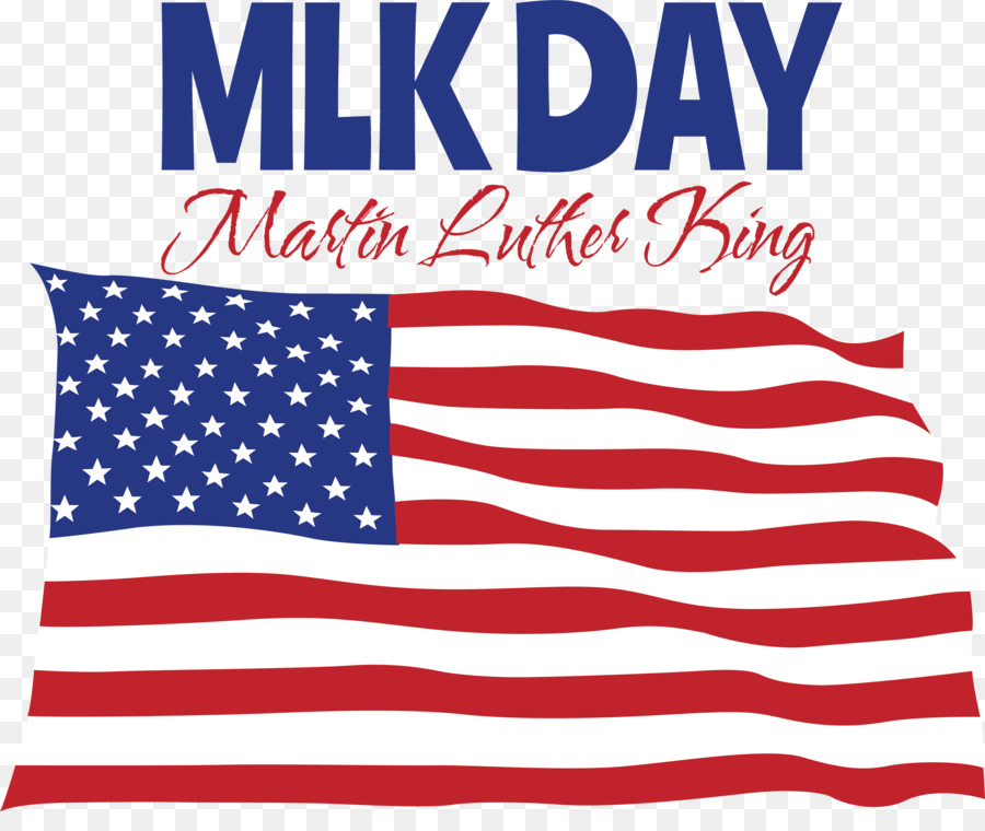 Día De Martin Luther King，Bandera Americana PNG