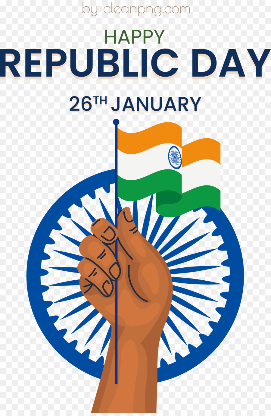 El Día De La República India，Feliz Dia De La Republica India PNG