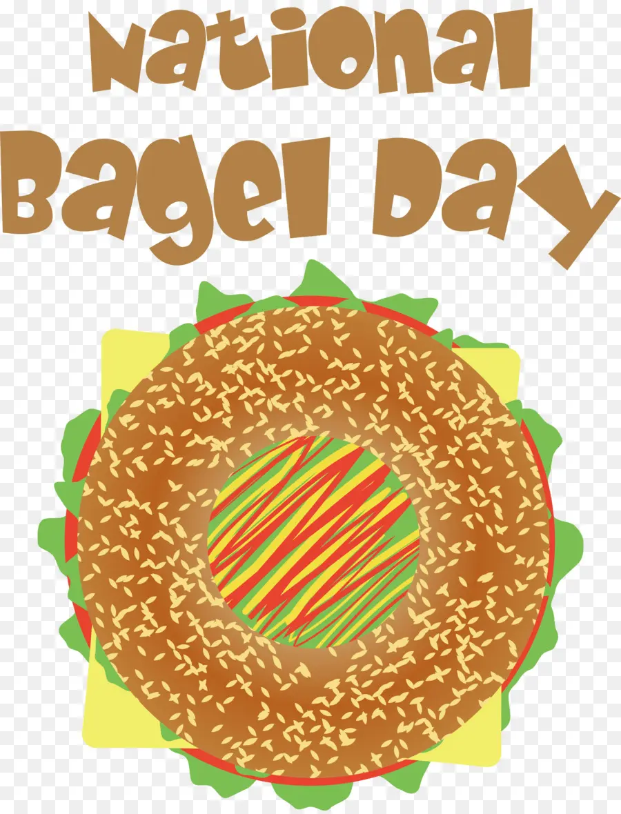 Día Nacional De Bagel，Día De Bagel PNG