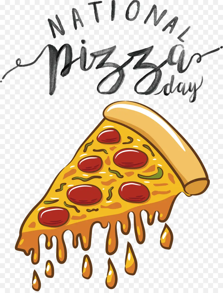 Día Nacional De La Pizza，Pizza Del Día PNG