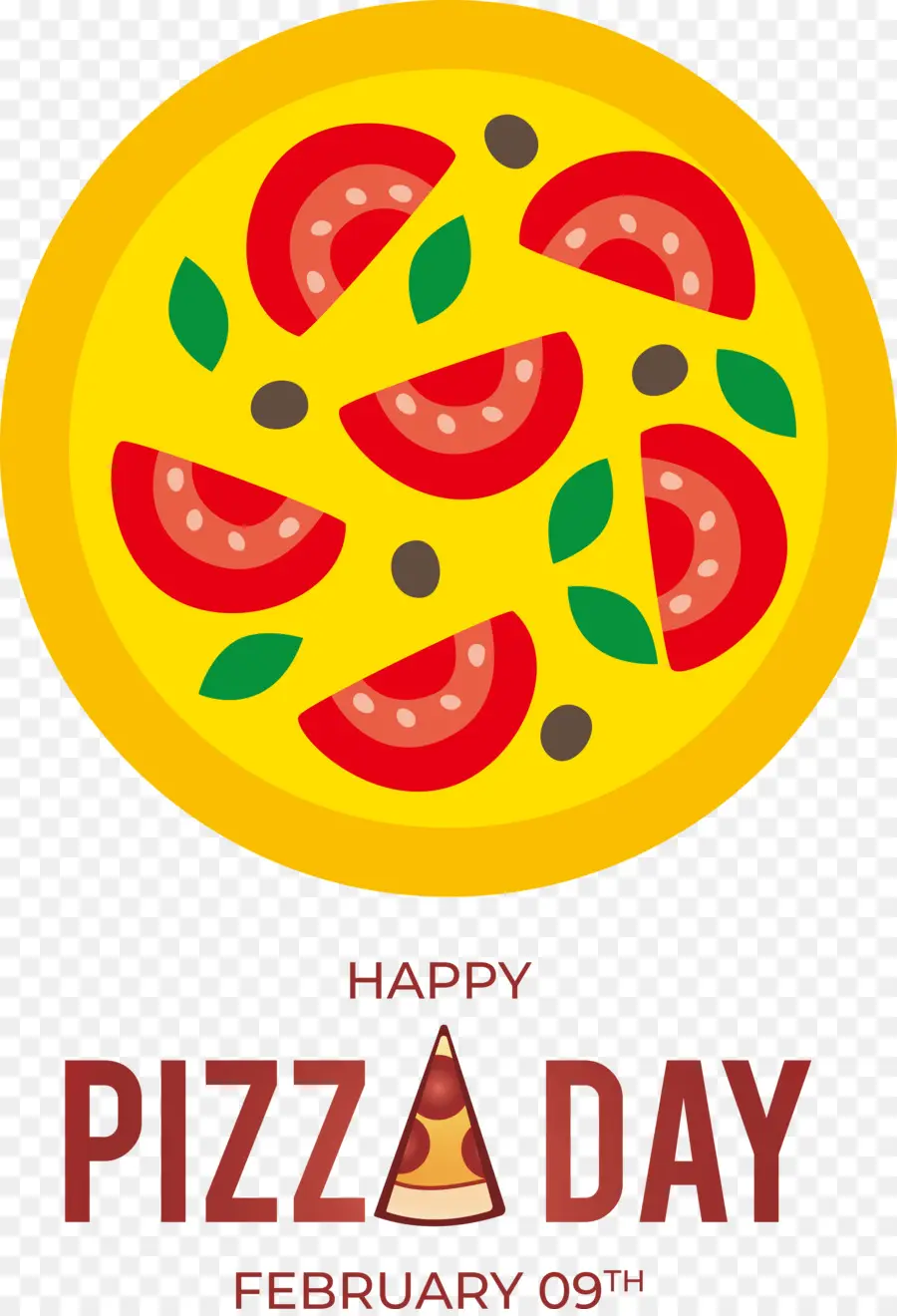 Día Nacional De La Pizza，Pizza Del Día PNG