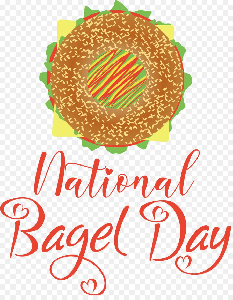 Día Nacional De Bagel，Día De Bagel PNG