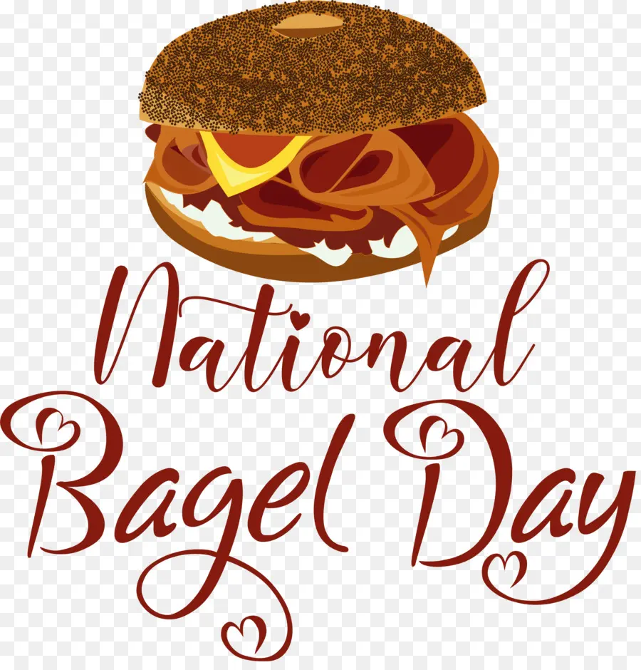 Día Nacional De Bagel，Día De Bagel PNG