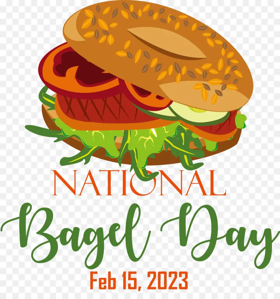 Día Nacional De Bagel，Día De Bagel PNG