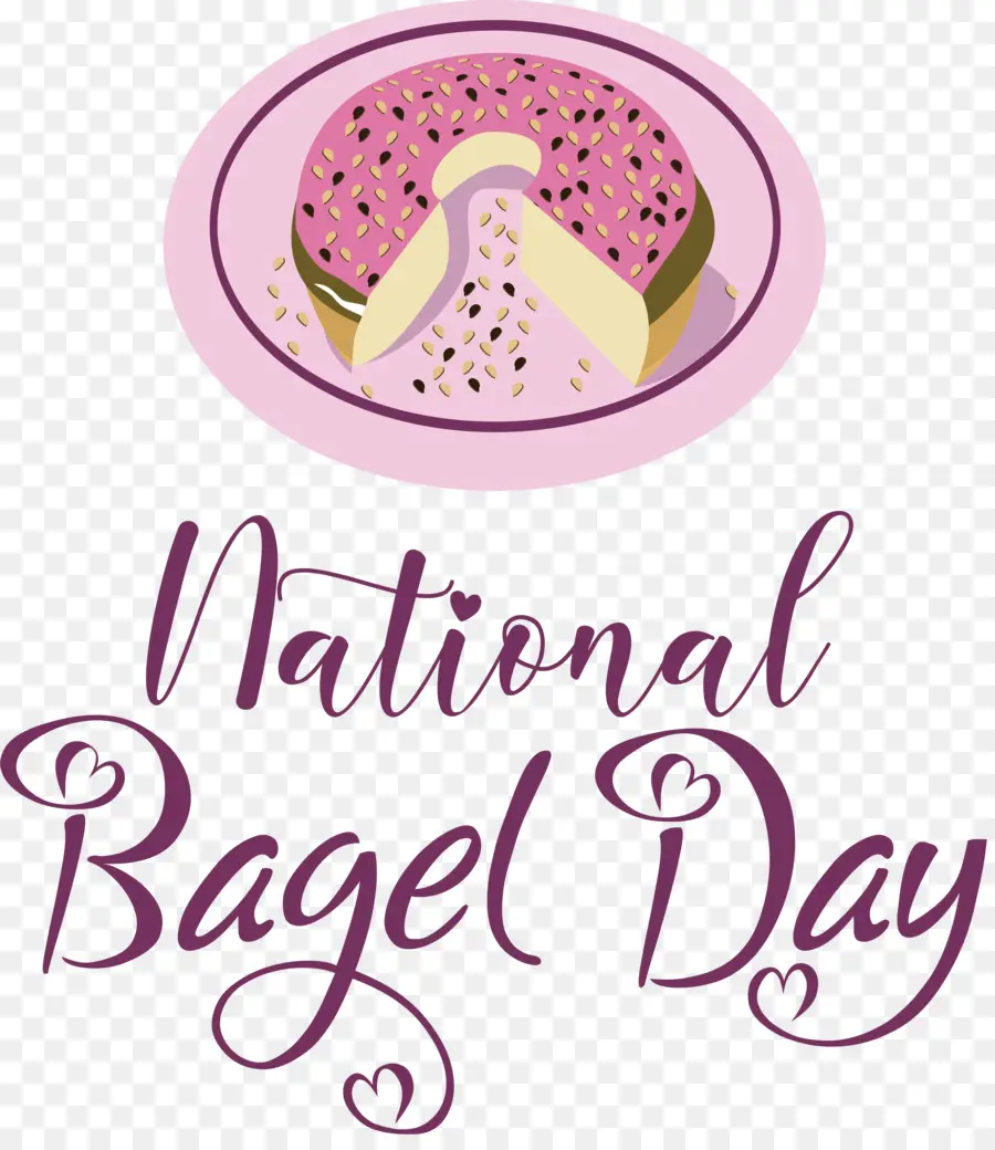 Día Nacional De Bagel，Día De Bagel PNG