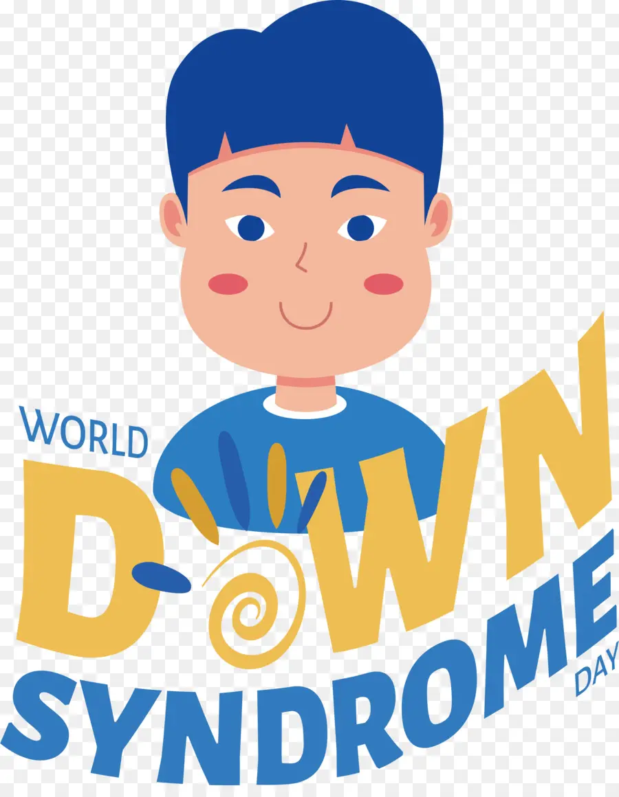 Día Mundial Del Síndrome De Down，Póster Del Día Del Síndrome Mundial De Down PNG