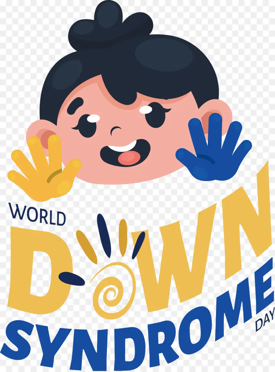 Día Mundial Del Síndrome De Down，Póster Del Día Del Síndrome Mundial De Down PNG