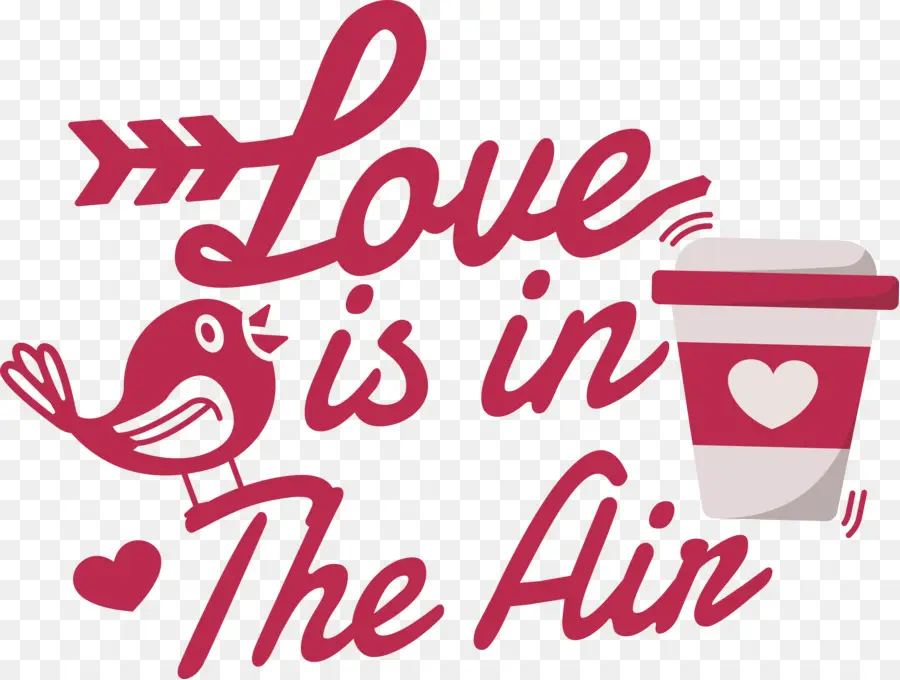El Día De San Valentín，El Amor Está En El Aire PNG
