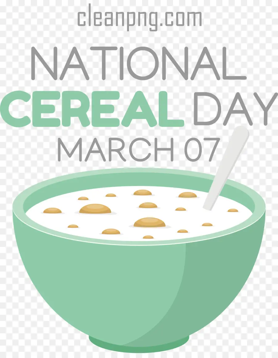 Nacional De Cereales Día，Día De Cereal PNG