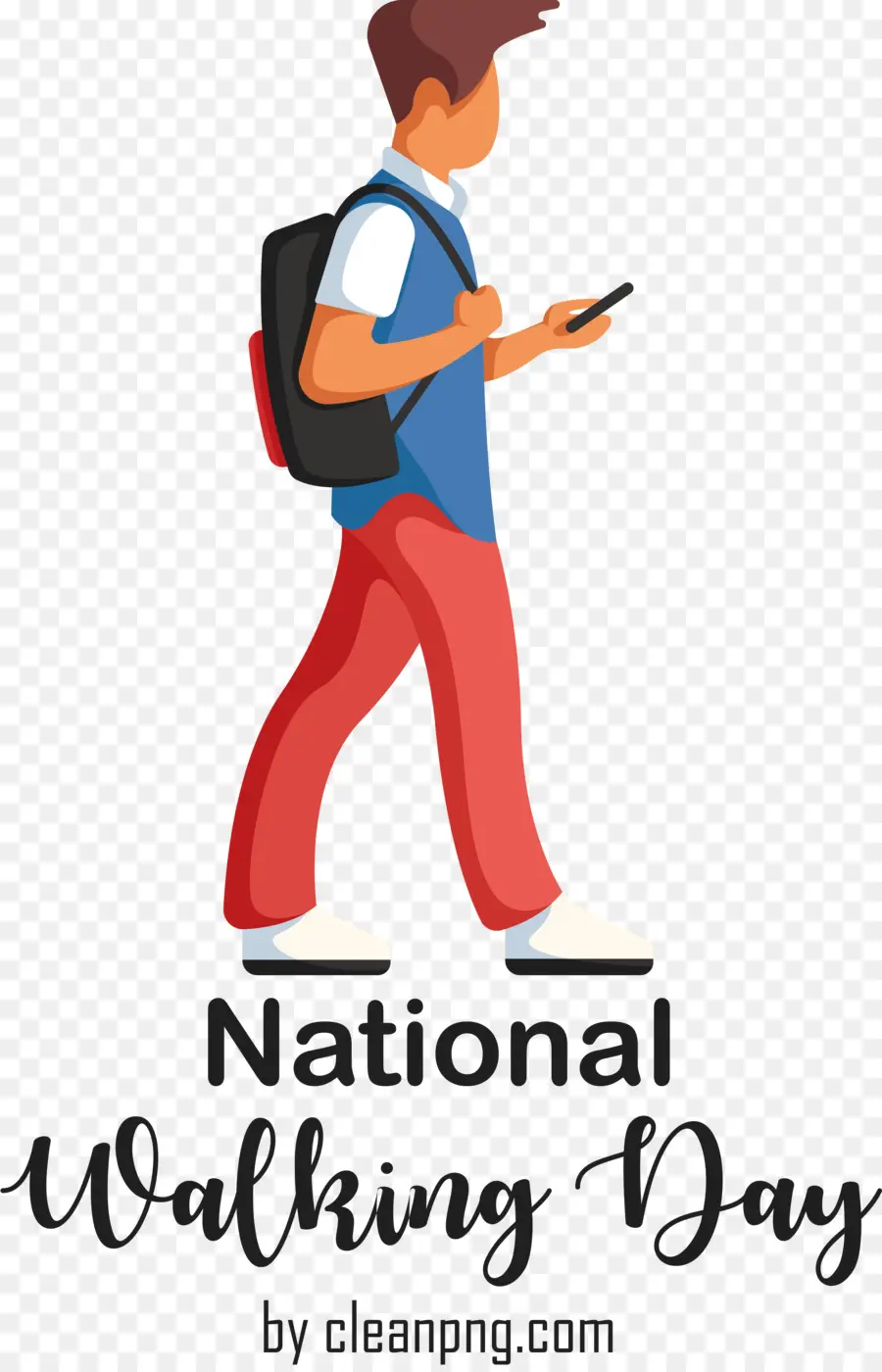 Día Nacional De La Caminata，Persona Que Camina PNG