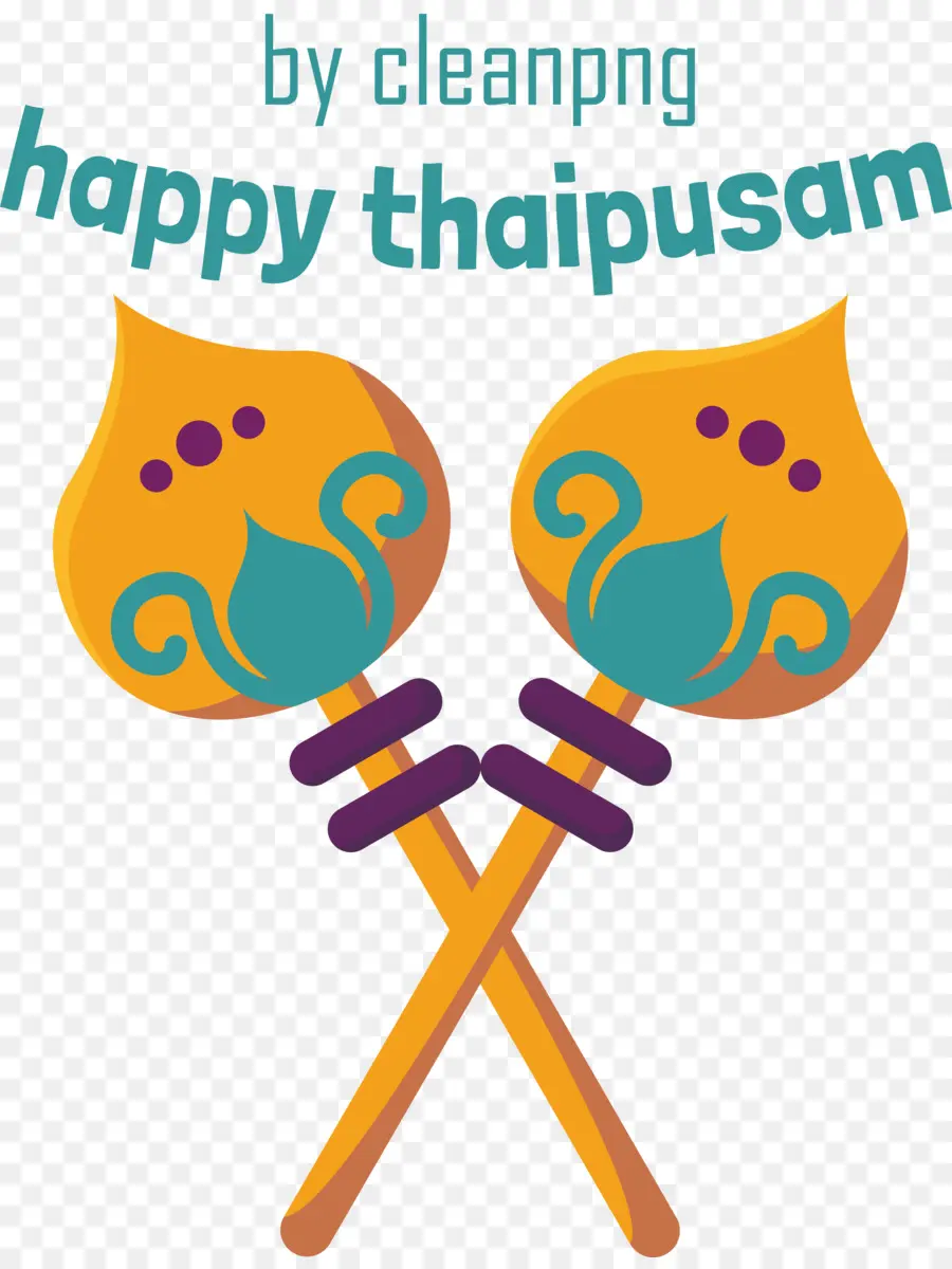 Feliz Thaipusam，Lanzas Decorativas PNG