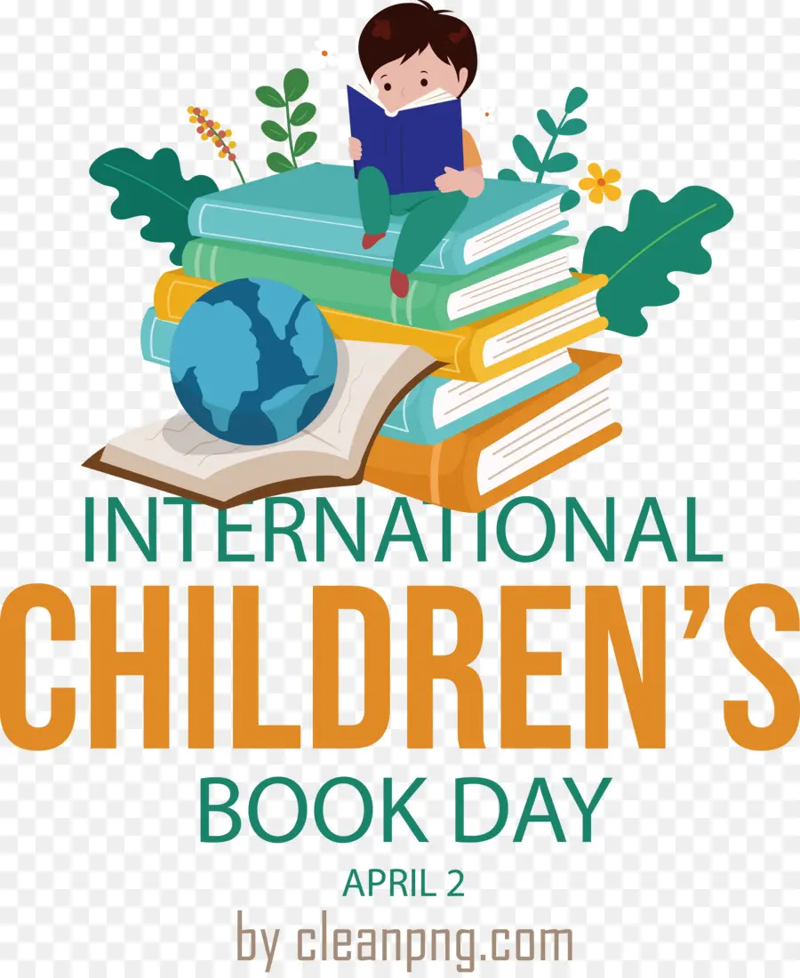 Día Internacional Del Libro Infantil，Día Del Libro Infantil PNG